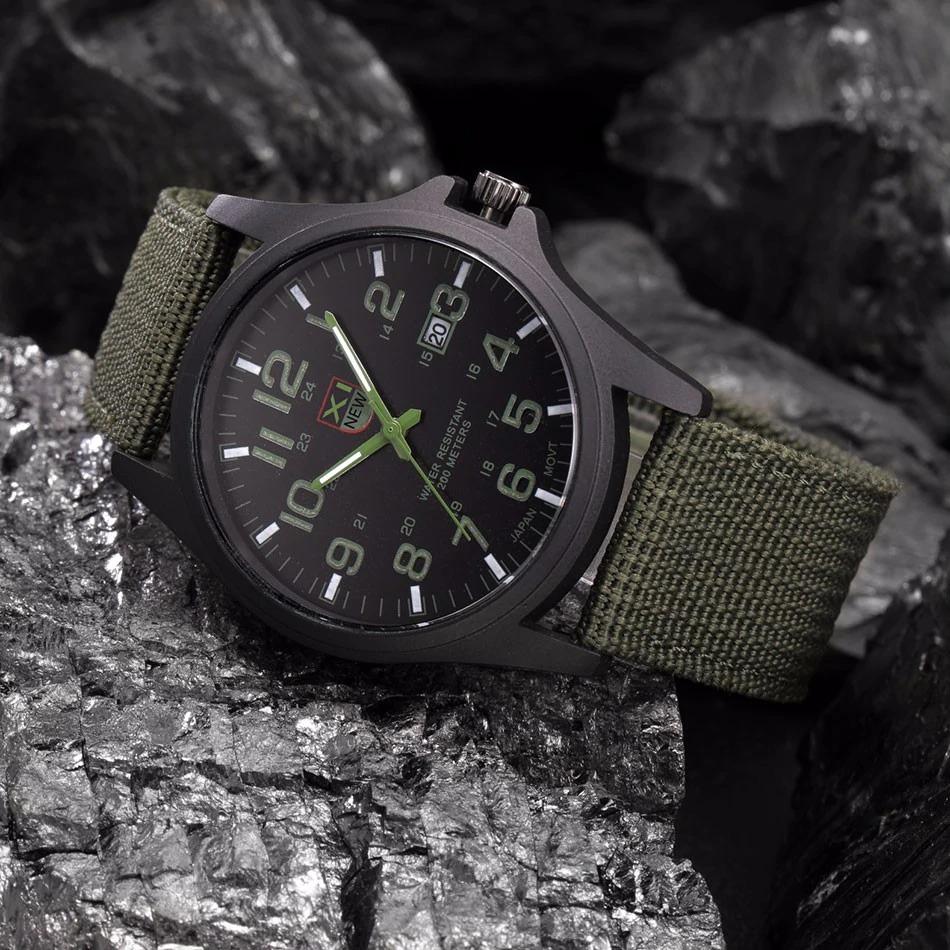 Rugged Outdoor Watch: Waterproof Hiking Timepiece With Stopwatch And Night Illumination