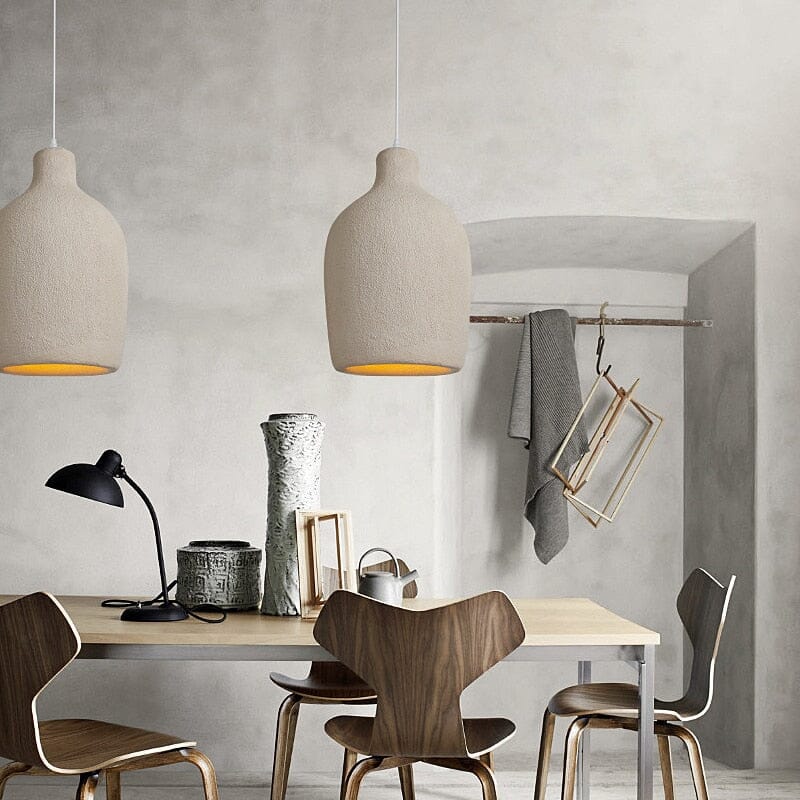 SylvaWabi Resin Pendant Light For Modern Ceiling Fixtures
