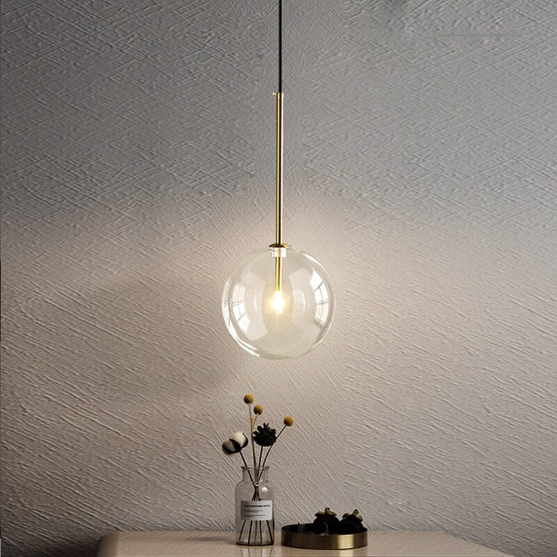 Glass Globe Pendant Lights For Modern Kitchens And Bedrooms