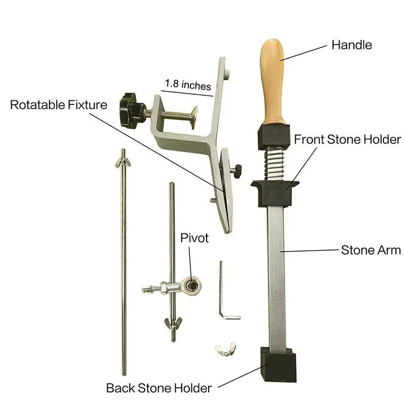 SharpMaster Knife Sharpener With Adjustable Clamp For Everyday Cooks