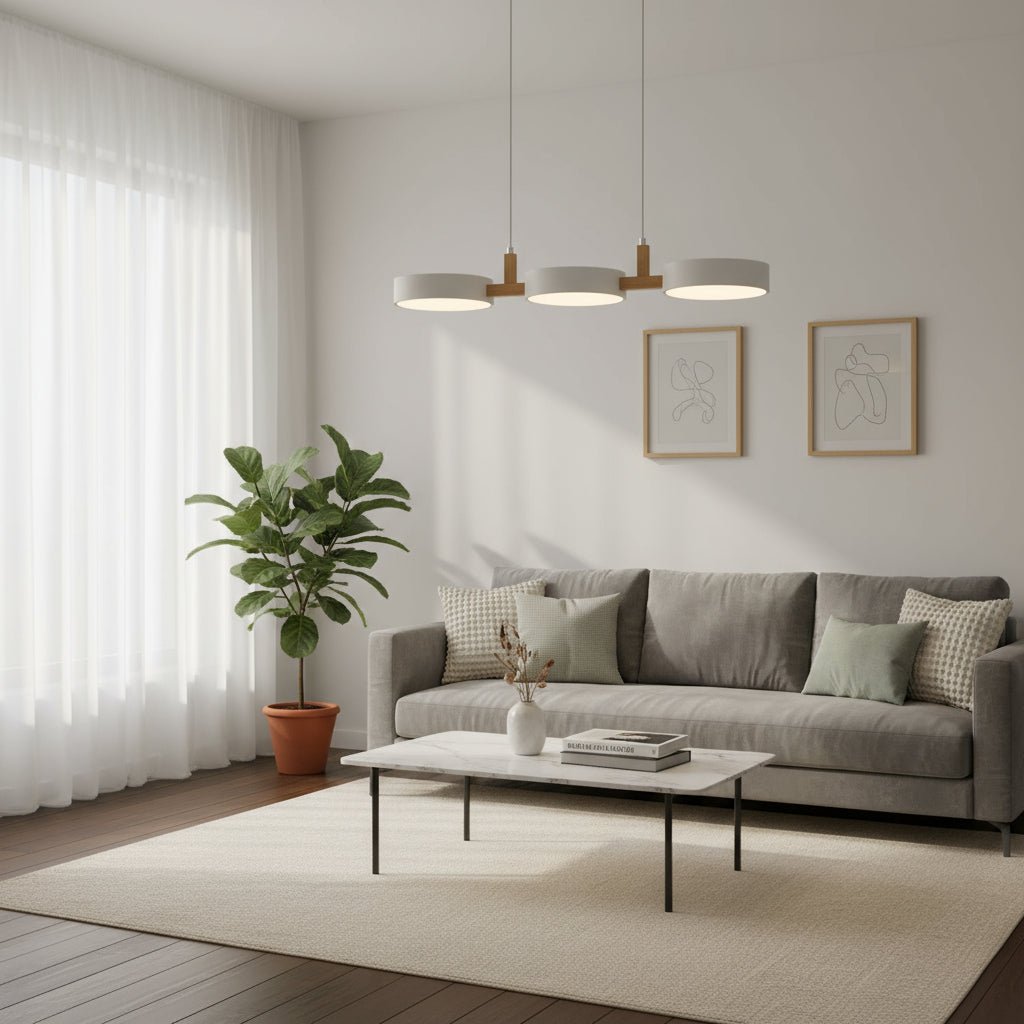 AuroraLume LED Nordic Pendant Lamp With Cozy Warm Glow For Living Spaces