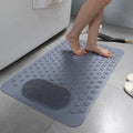 SafeGrip Bath Mat With Foot Scrubber For Safer Showering