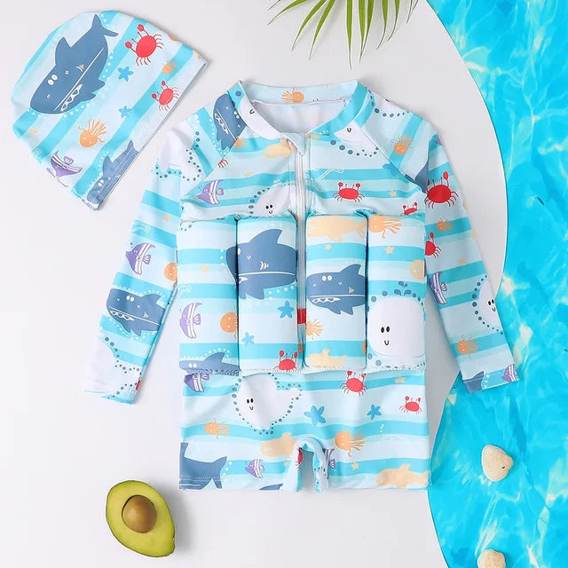 SafeSwim Kids Floating Life Jacket With Adjustable Fit And Comfort