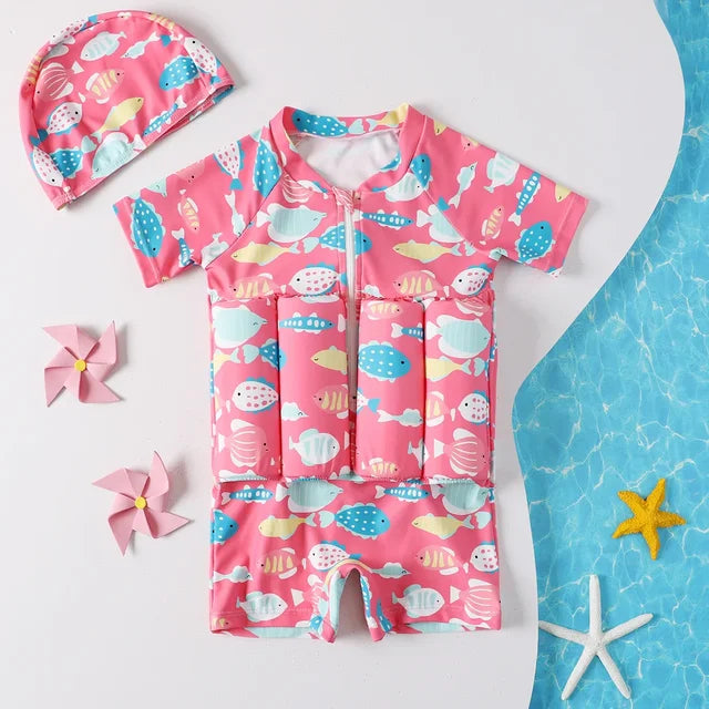 SafeSwim Kids Floating Life Jacket With Adjustable Fit And Comfort
