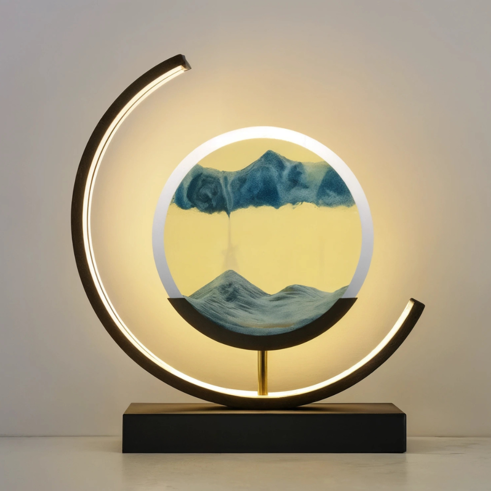 Sands Of Time Table Lamp With LED Soft Ambient Glow