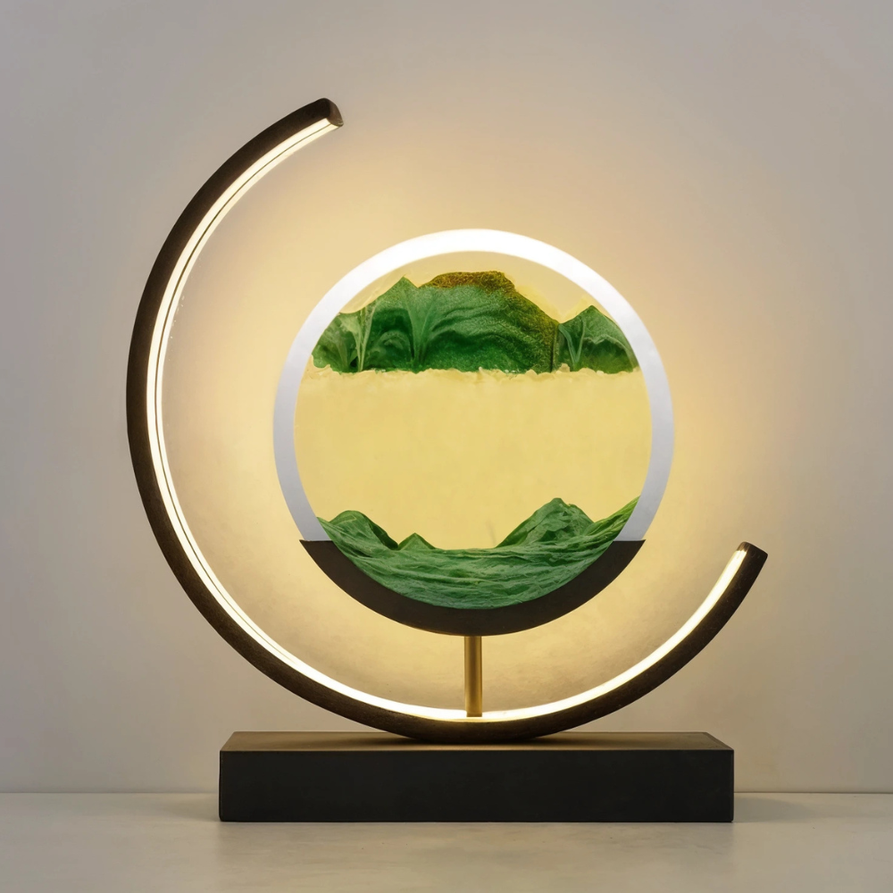 Sands Of Time Table Lamp With LED Soft Ambient Glow