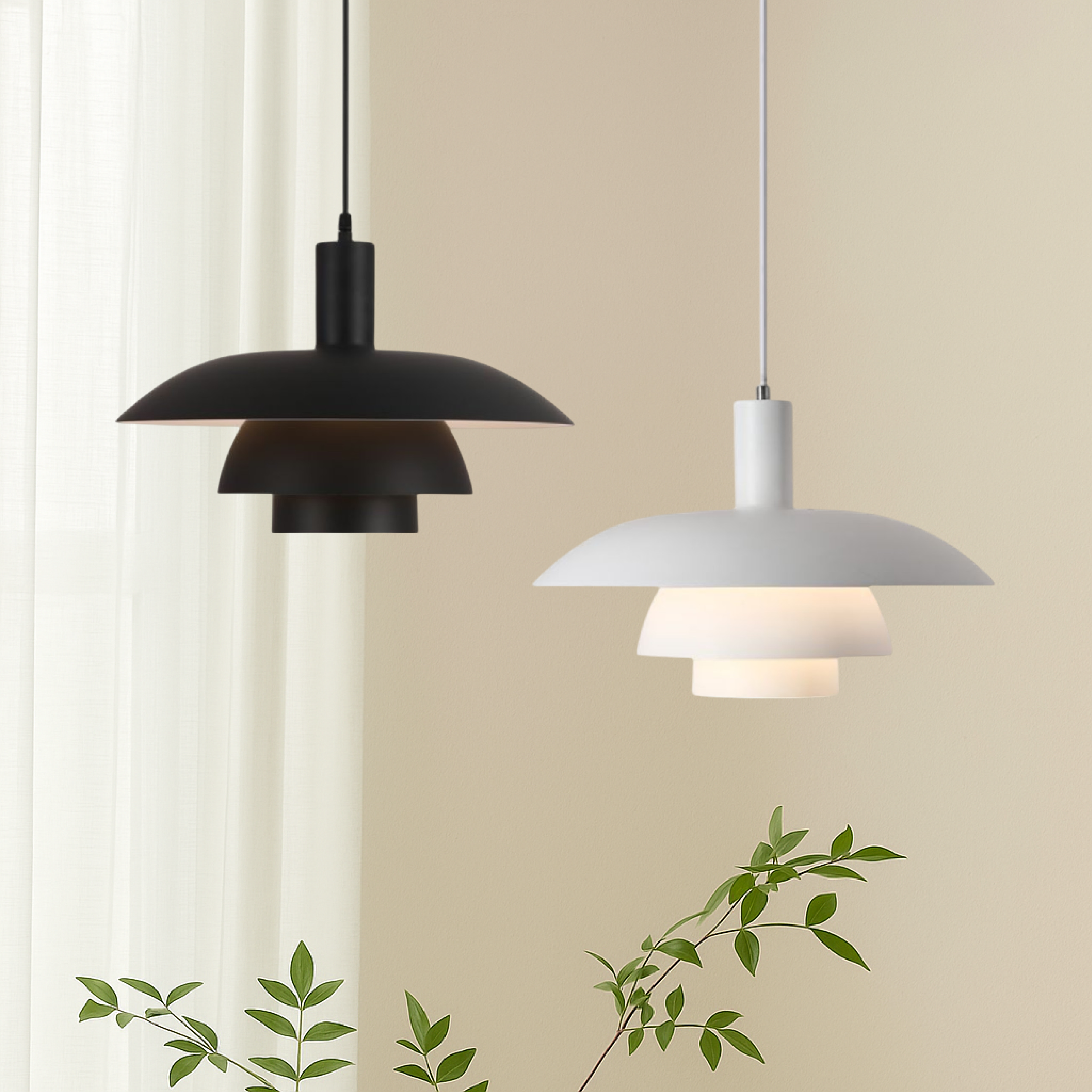 Scandinavian Dimmable LED Pendant Light Eco Friendly Kitchen Island Modern Interiors