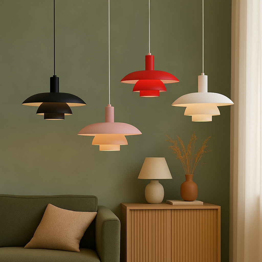 Scandinavian Dimmable LED Pendant Light Eco Friendly Kitchen Island Modern Interiors