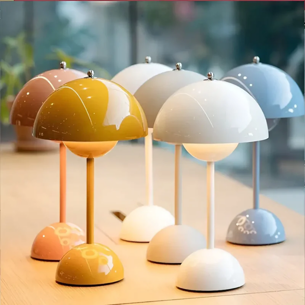 Nordic Table Lamp With Wireless Control And Dimmable Brightness
