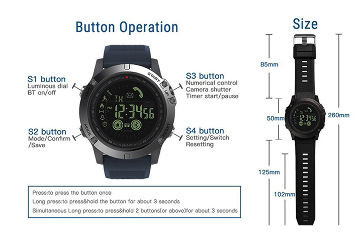 Invincible T Watch With Military Style Smart Timepiece For Everyday Use