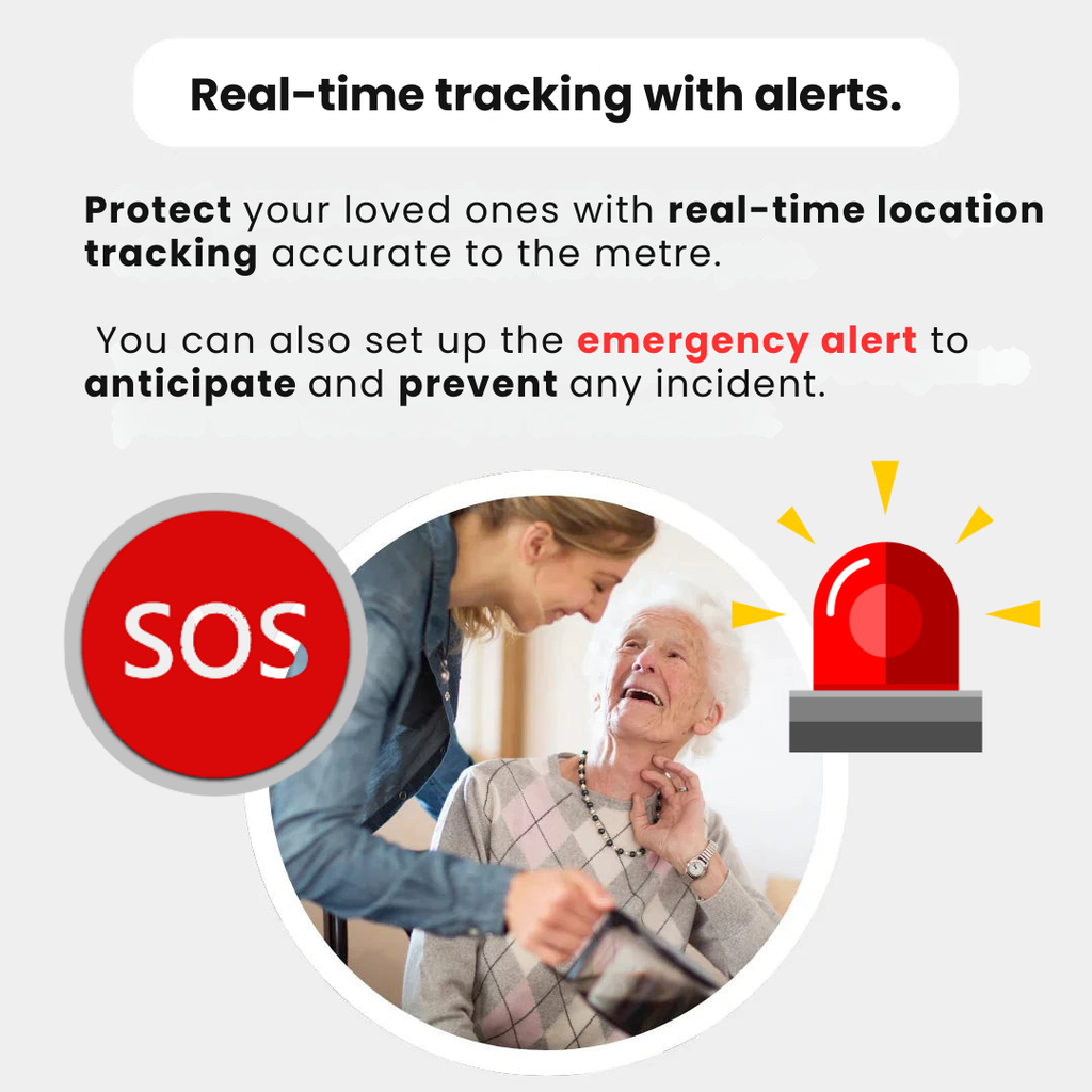 SecureTrack GPS Tracker For Seniors With Waterproof Design And Real Time Updates
