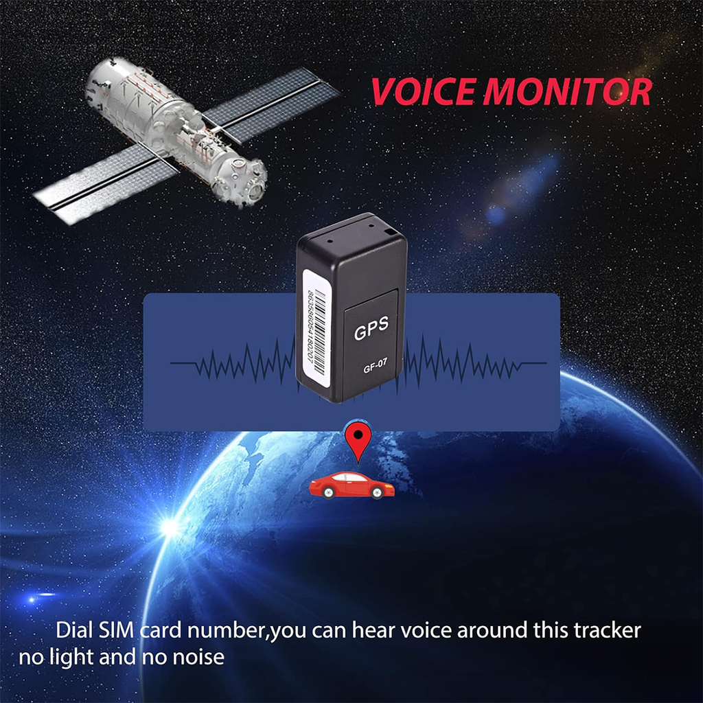 SecureTrack Compact GPS Tracker For Cars With Magnetic Mount For Real-Time Monitoring