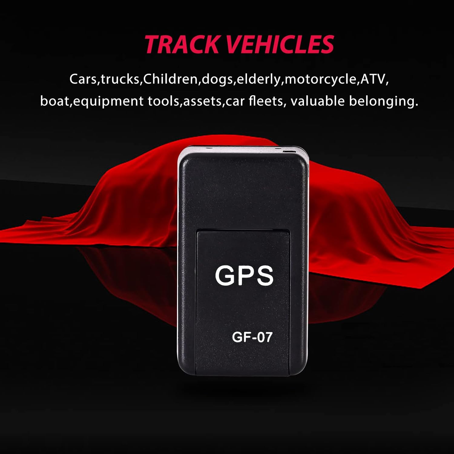 SecureTrack Compact GPS Tracker For Cars With Magnetic Mount For Real-Time Monitoring