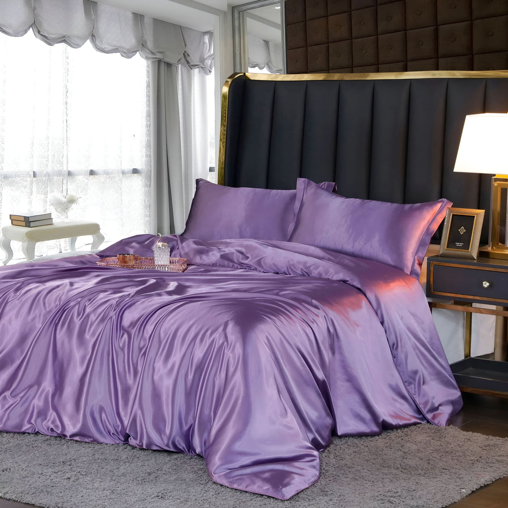 SereniSoft Hypoallergenic Silk Bedding From Mulberry For Restful Sleep Set