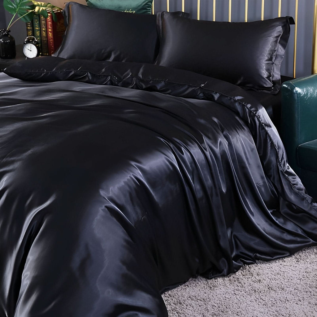 SereniSoft Hypoallergenic Silk Bedding From Mulberry For Restful Sleep Set