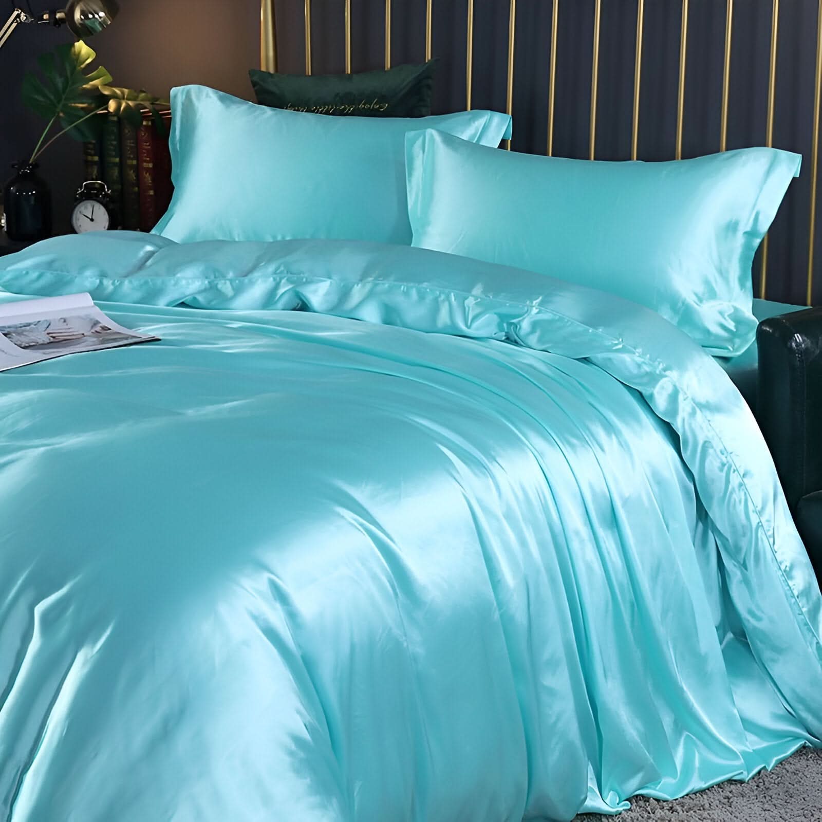 SereniSoft Hypoallergenic Silk Bedding From Mulberry For Restful Sleep Set