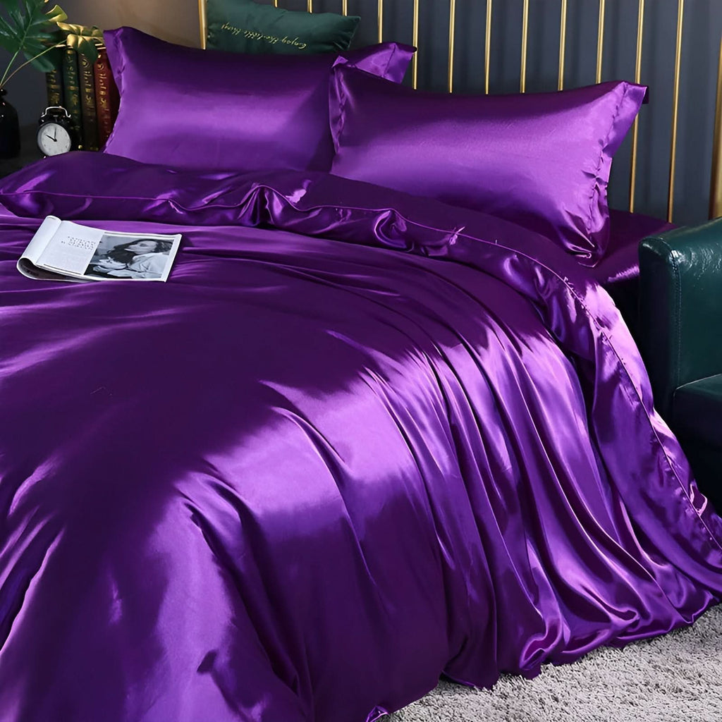SereniSoft Hypoallergenic Silk Bedding From Mulberry For Restful Sleep Set