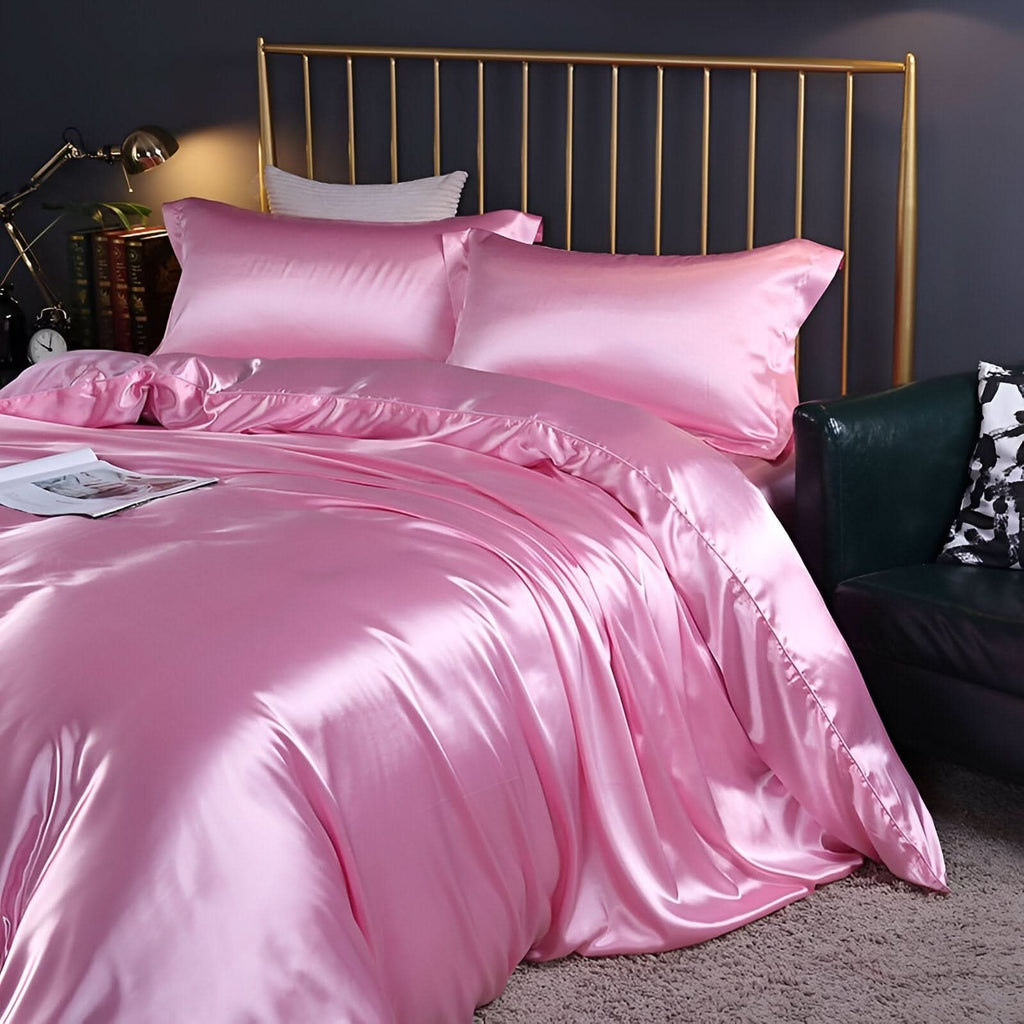 SereniSoft Hypoallergenic Silk Bedding From Mulberry For Restful Sleep Set