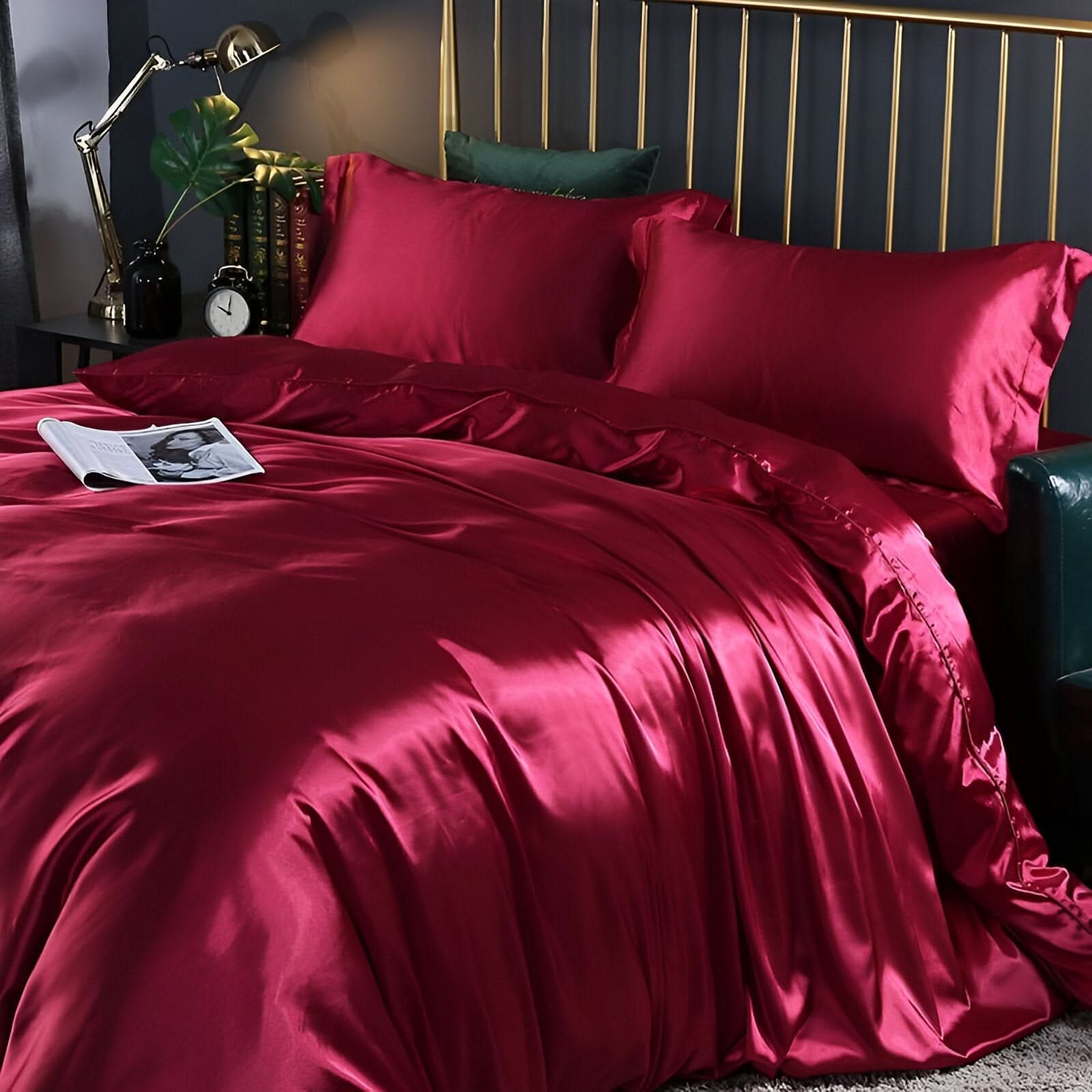 SereniSoft Hypoallergenic Silk Bedding From Mulberry For Restful Sleep Set