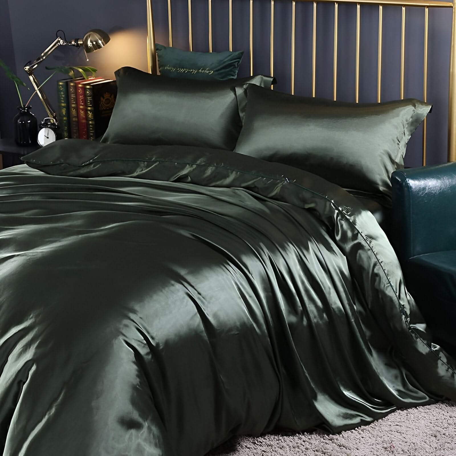 SereniSoft Hypoallergenic Silk Bedding From Mulberry For Restful Sleep Set