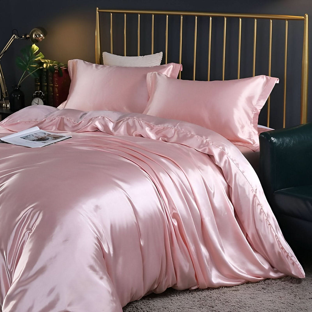SereniSoft Hypoallergenic Silk Bedding From Mulberry For Restful Sleep Set