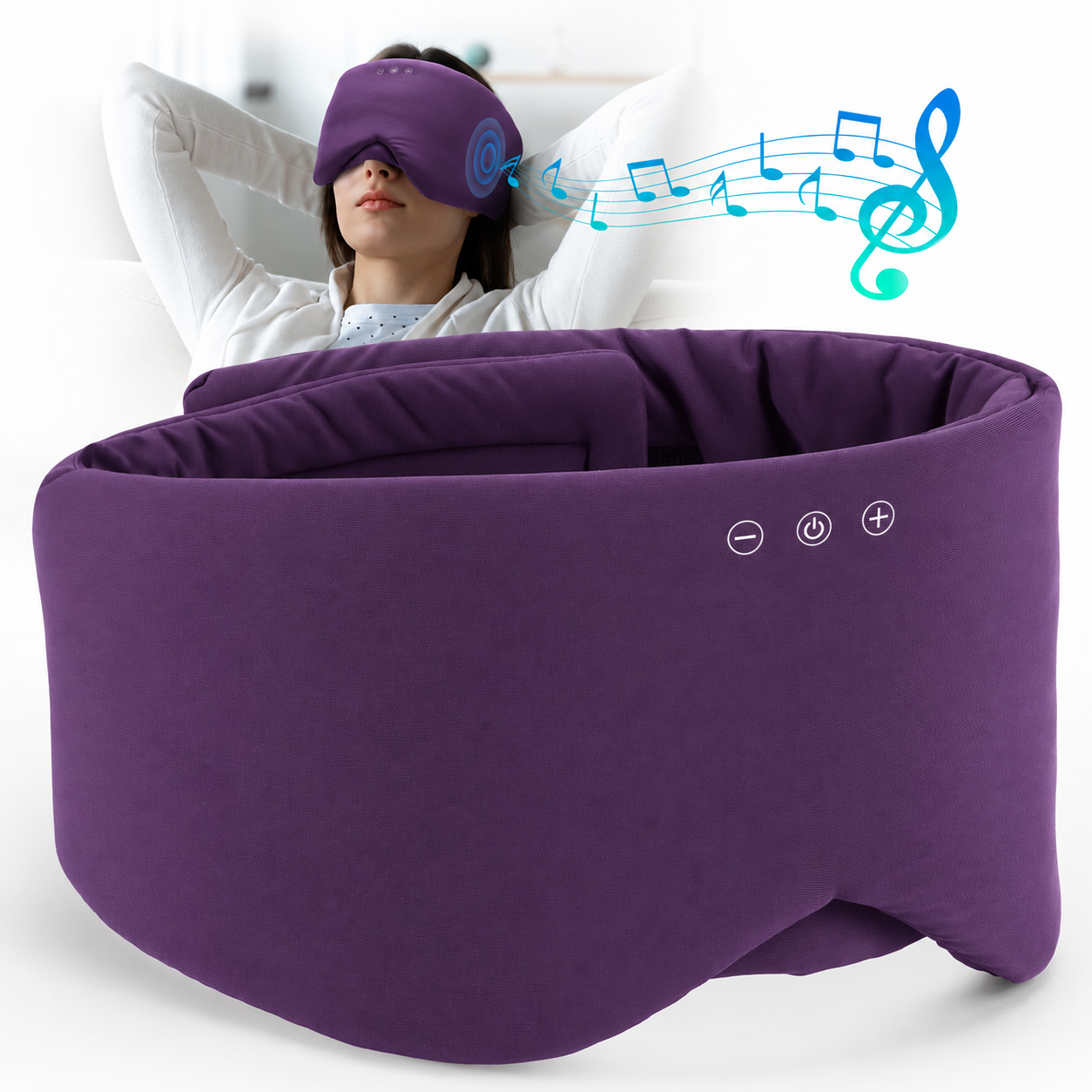 Serenity Collection Eye Mask Bluetooth And Wireless Full Blackout For Relaxation