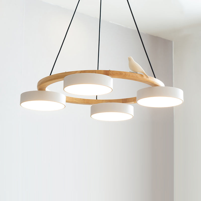 SiennaBird Elegant Gold Round Modern Chandelier For Dining Room