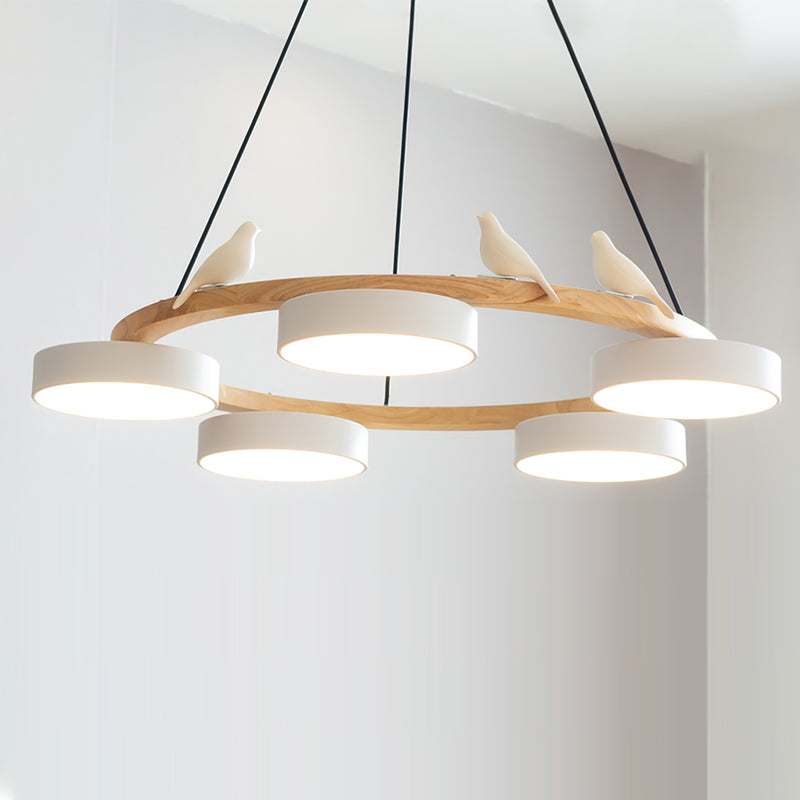 SiennaBird Elegant Gold Round Modern Chandelier For Dining Room