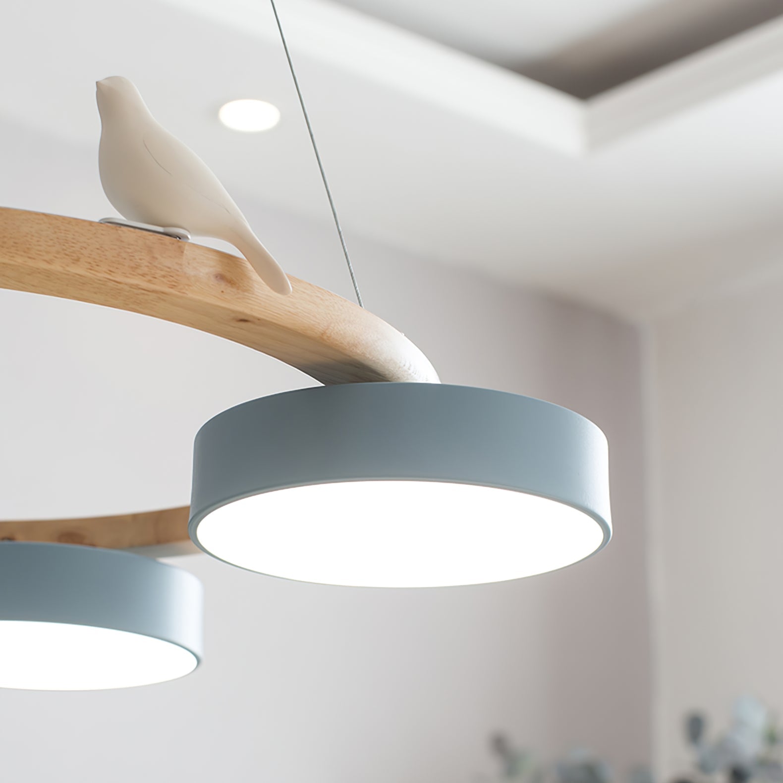 SiennaBird Elegant Gold Round Modern Chandelier For Dining Room