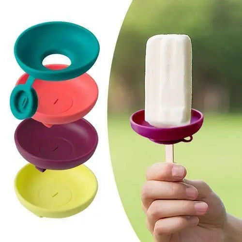 No-Drip Silicone Cone Holder For Mess-Free Ice Cream Enjoyment