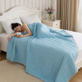 SilkCool Instant Cooling Blanket For Sensitive Skin Hypoallergenic Comfort