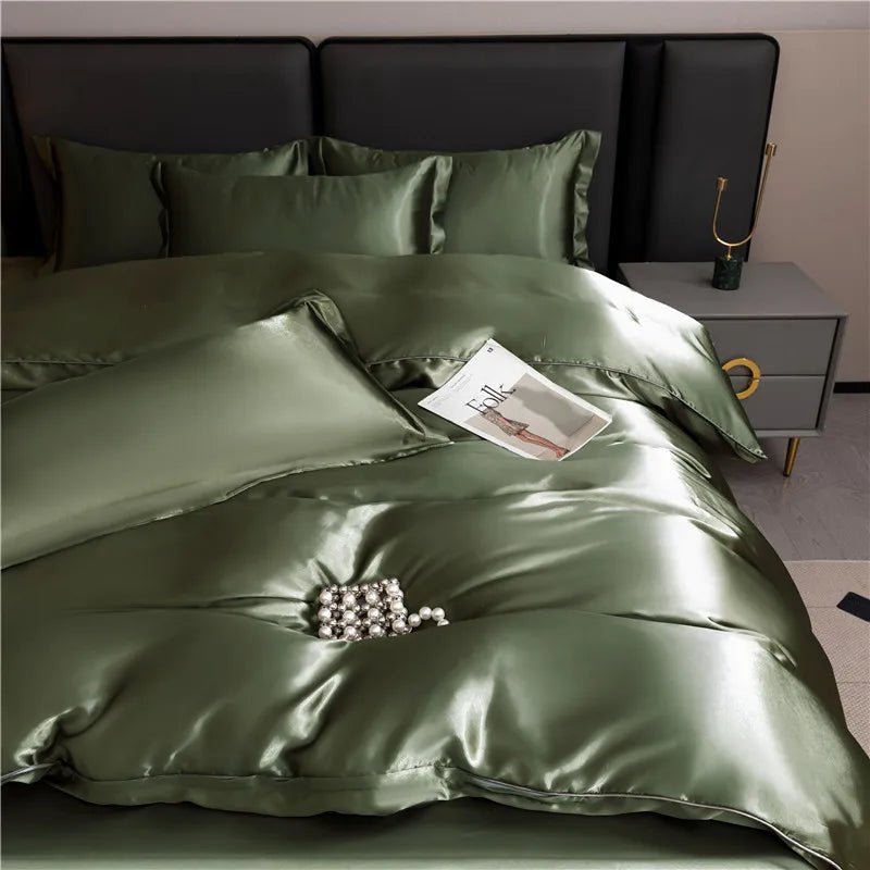 Silkcomfort Luxurious Silk Duvet Cover With Temperature Regulation For All Season Comfort