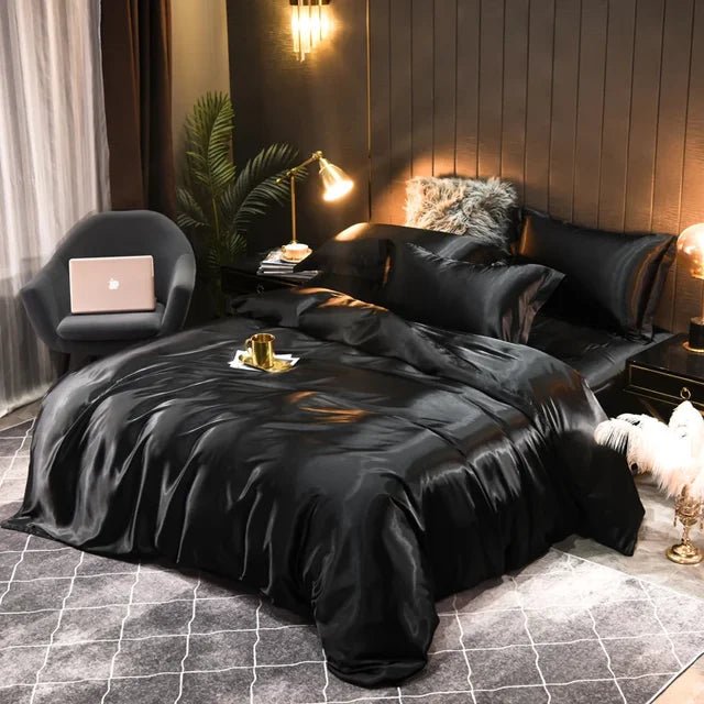 Silkcomfort Luxurious Silk Duvet Cover With Temperature Regulation For All Season Comfort