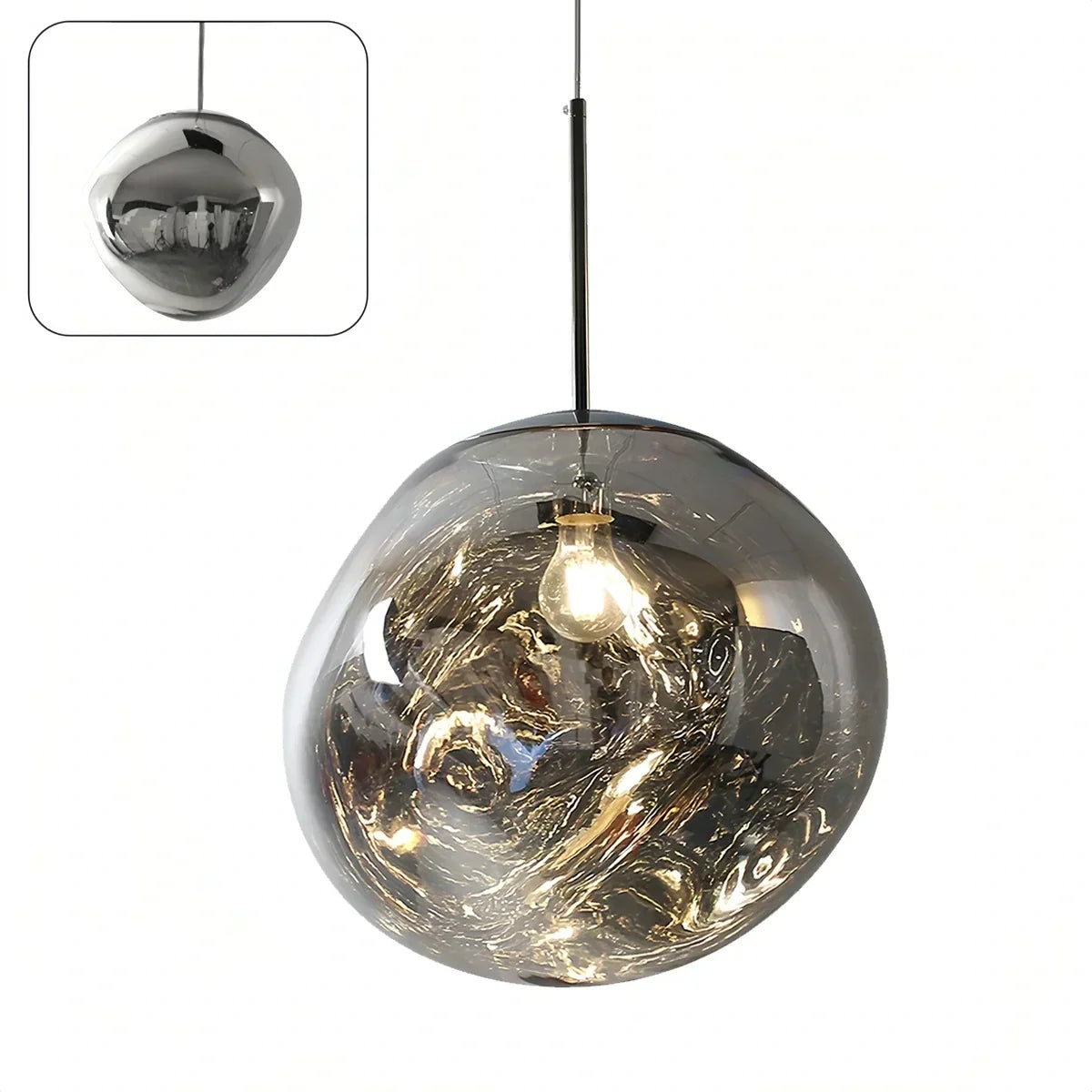 Lux Lava Flow Pendant Light For Dining Room Modern Design
