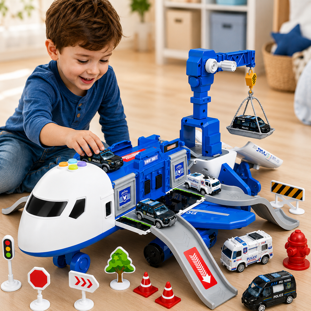 SkyMission Creative Flight Playset With Multiple Vehicles