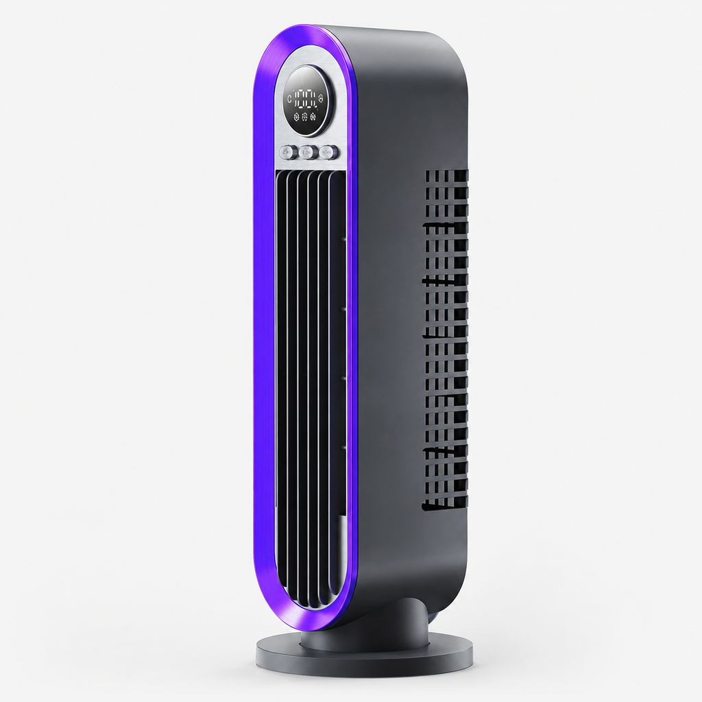 Slim Tower Fan With Remote Control For Quiet Oscillating Cooling At Home