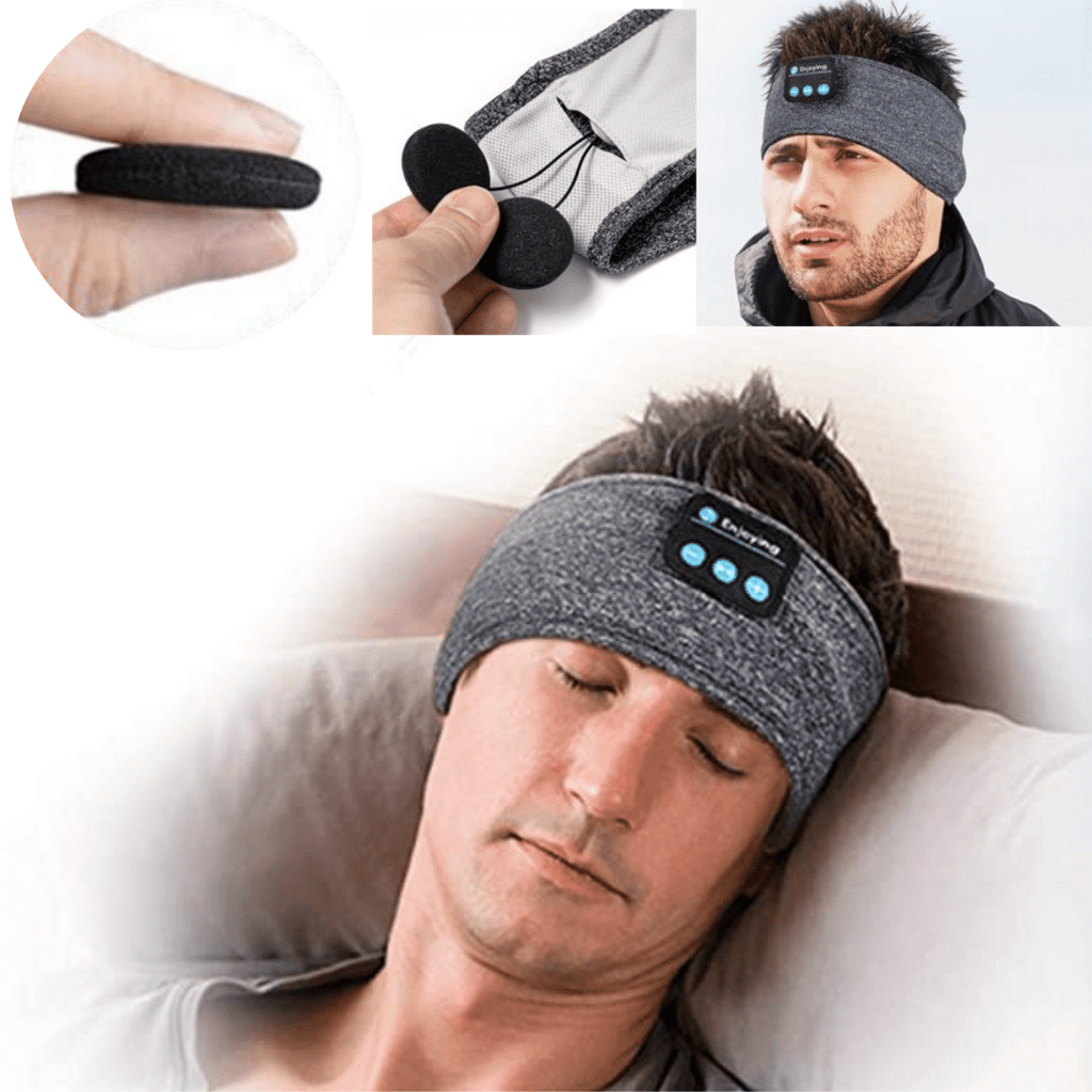 Sleep Harmony Breathable Eye Mask With Bluetooth Headphones For Restful Sleep