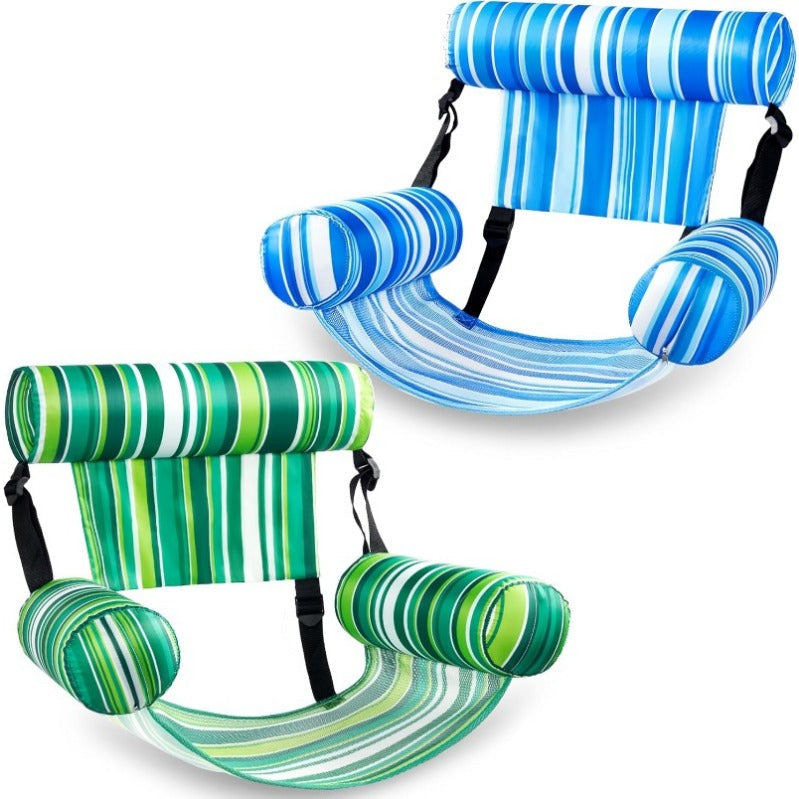Sloosh Tropic-Ease Inflatable Pool Chair With Adjustable Backrest