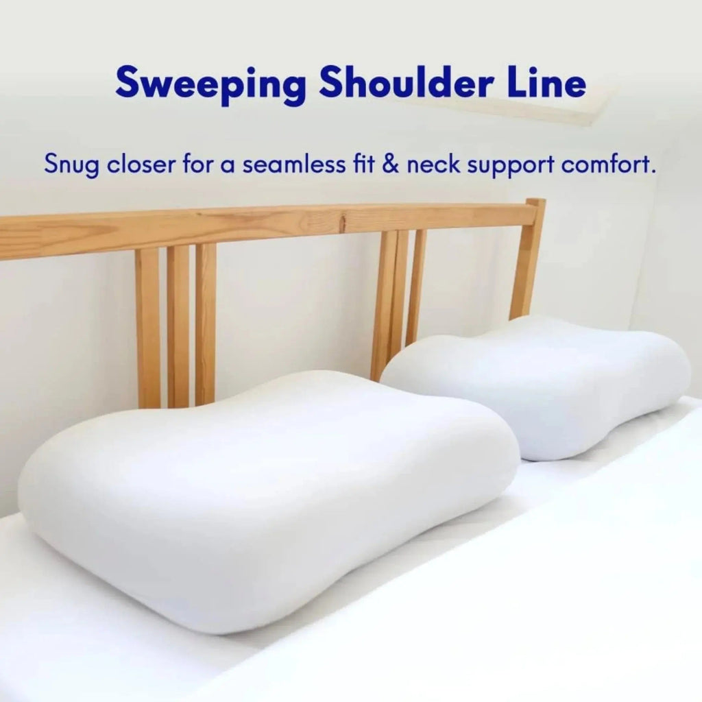 Slumblr Memory Foam Contour Pillow For Neck Support And Side Sleepers