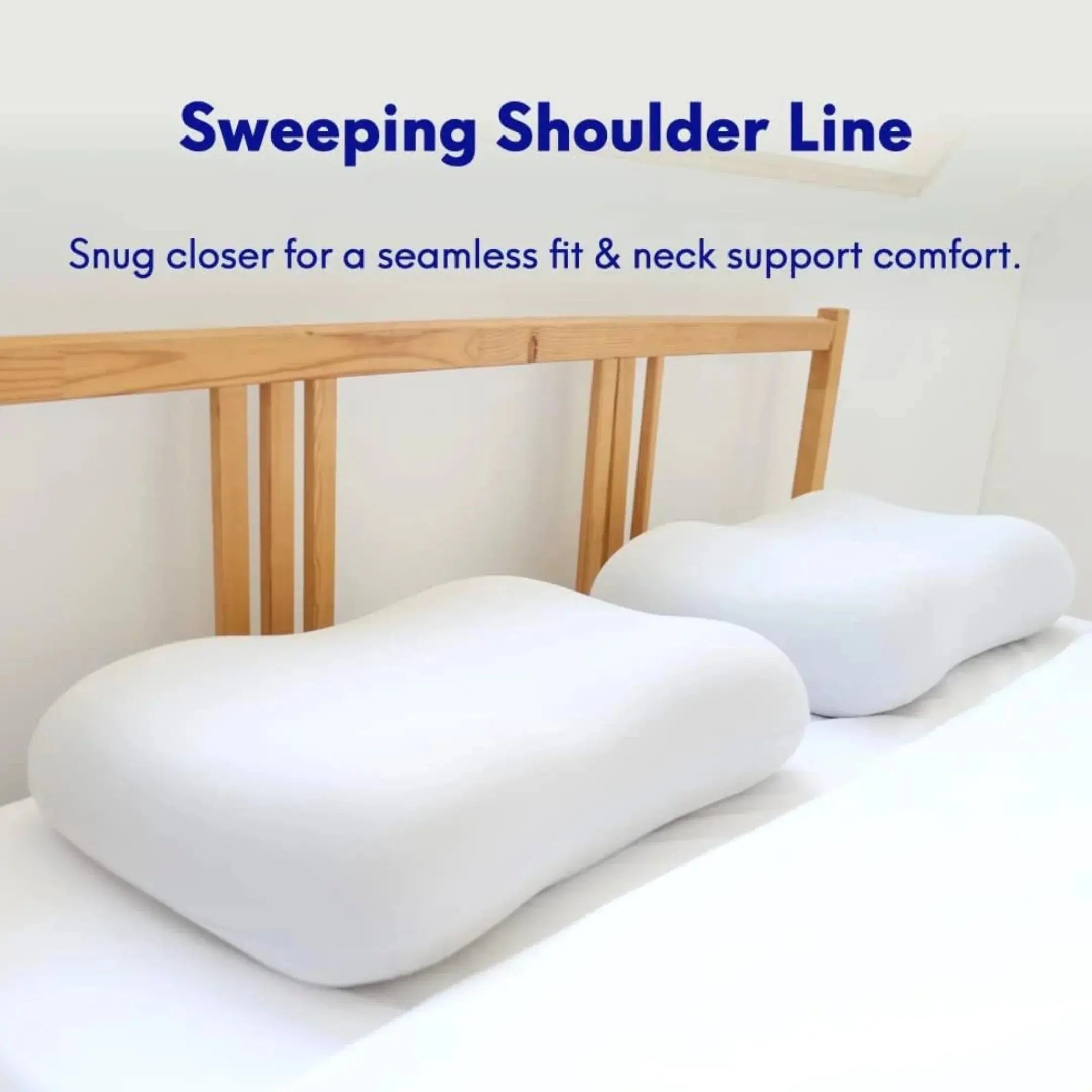 Slumblr Memory Foam Contour Pillow For Neck Support And Side Sleepers