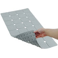 Slip-Resistant Silicone Bath Mat With Suction Cups And Drain Holes