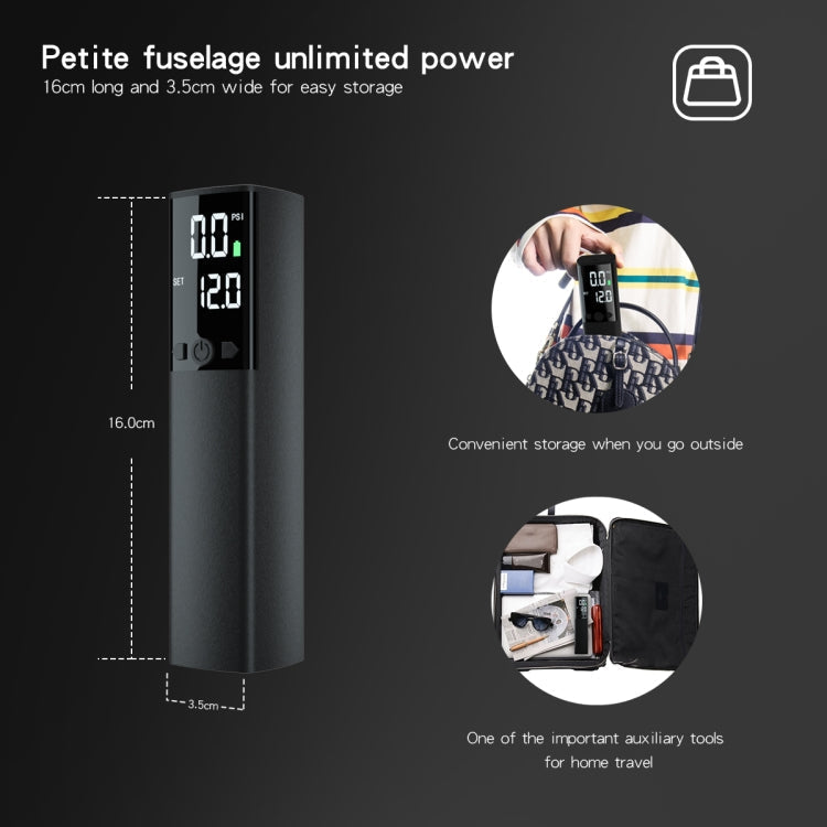 Smart Air Pump With LCD Display And LED Light For Quick Ball Inflation