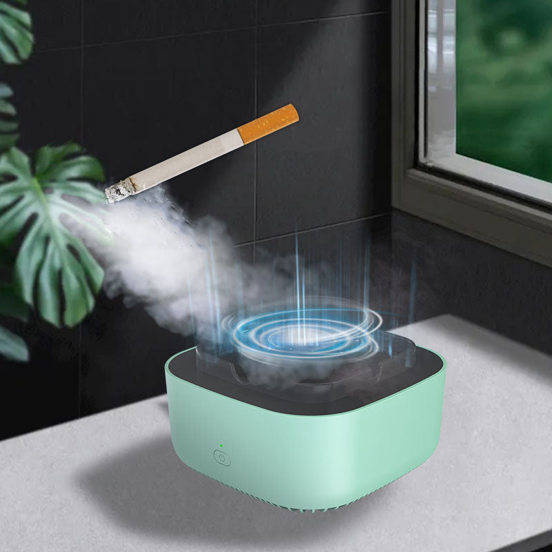 Smart Air Purifier Ashtray With Smoke Filtration For Everyday Indoor Air