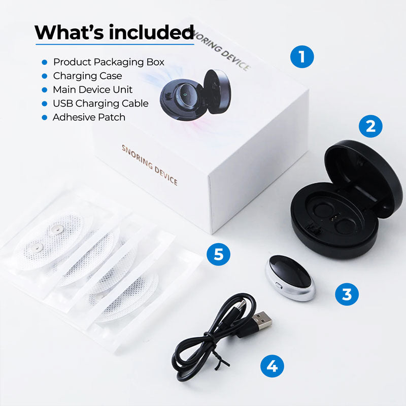 Smart Wearable Chin Clip With Snore Detection For Quieter Nights