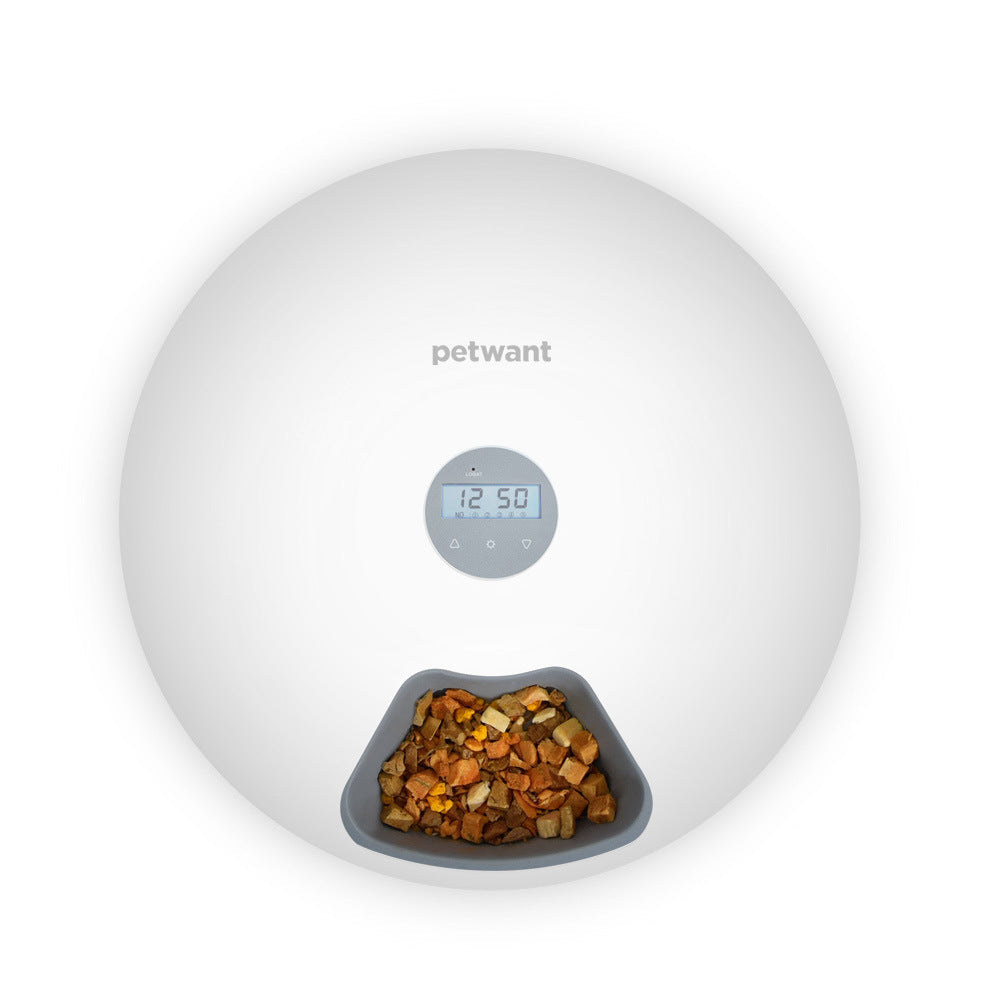 Six Compartments Smart Automatic Feeder For Cats And Dogs