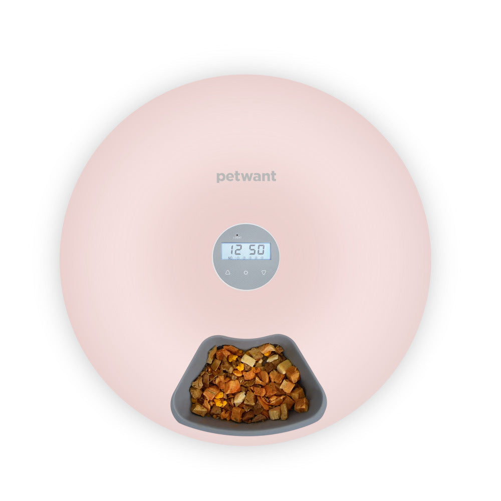 Six Compartments Smart Automatic Feeder For Cats And Dogs