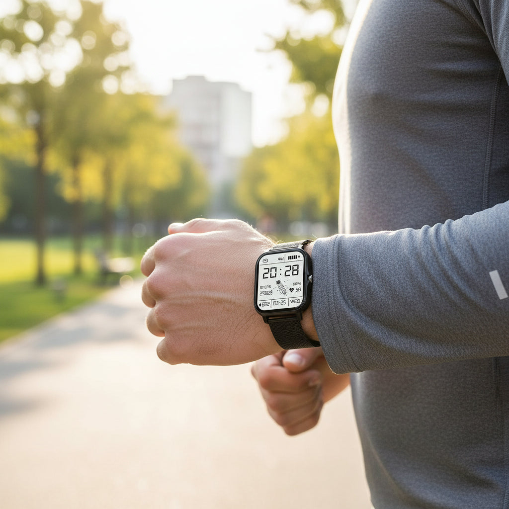 Smart Fitness Watch With HD Touchscreen And Health Tracking Bluetooth Calling