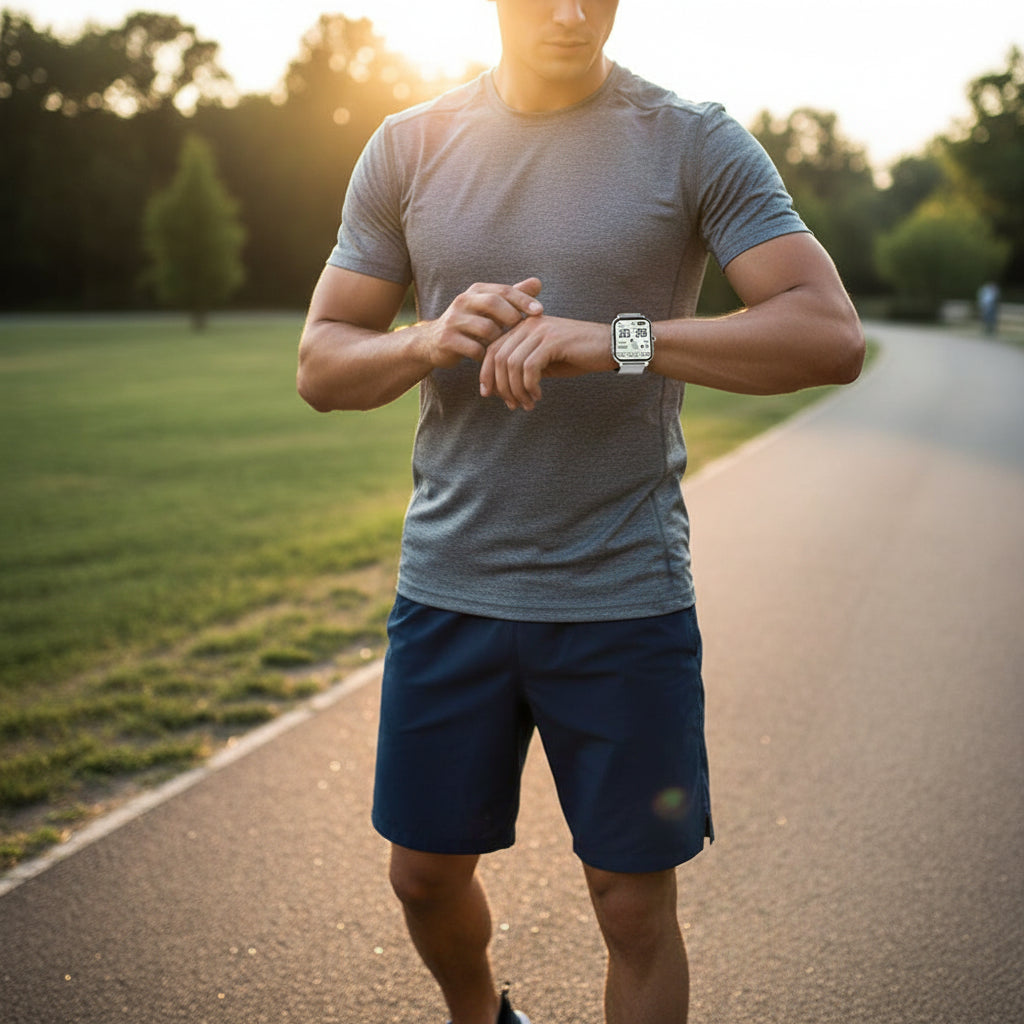 Smart Fitness Watch With HD Touchscreen And Health Tracking Bluetooth Calling