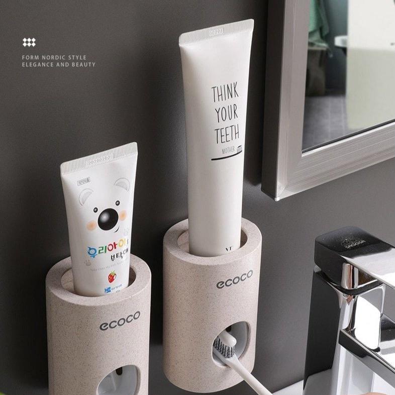 Smart Hygiene Wall Mount Toothpaste Dispenser For A Cleaner Organized Bathroom