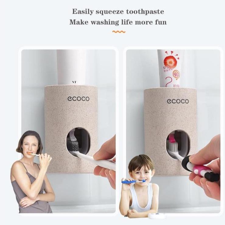 Smart Hygiene Wall Mount Toothpaste Dispenser For A Cleaner Organized Bathroom